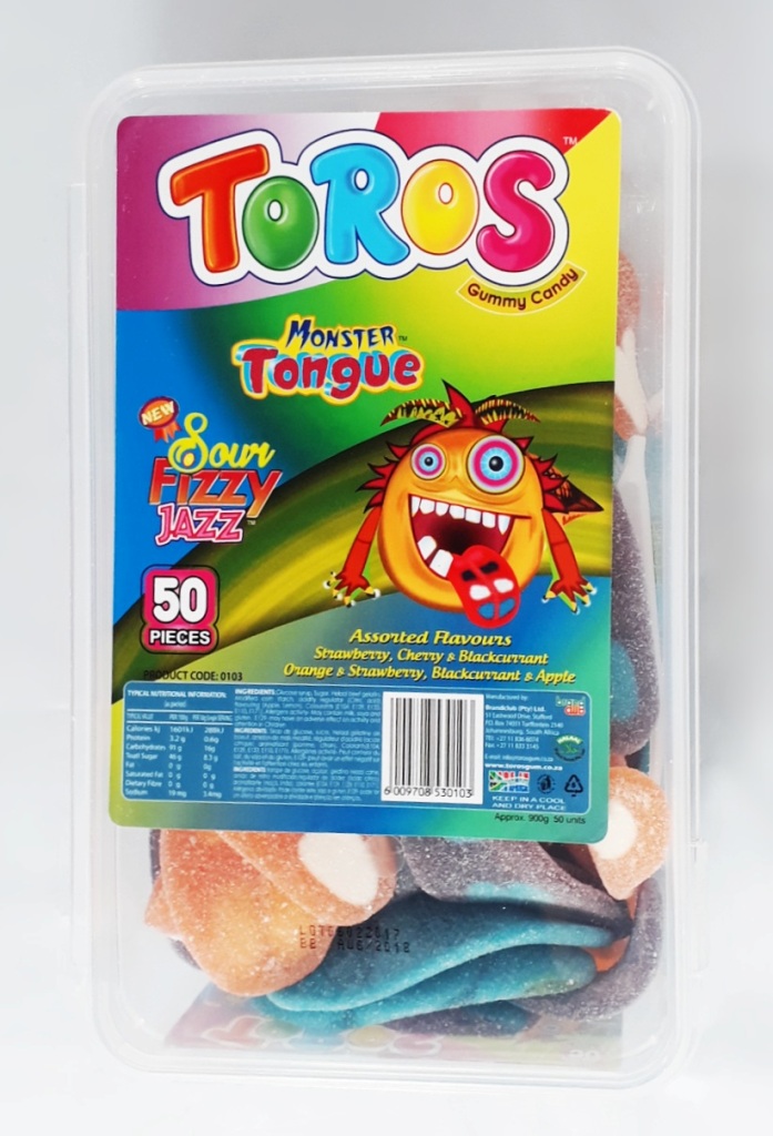 188660011.jpeg Toros 50's Monster Tongue Assorted (1x50's) - Image 1