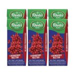 RHODES NECTAR 200ML CRANBERRY (6X200ML)