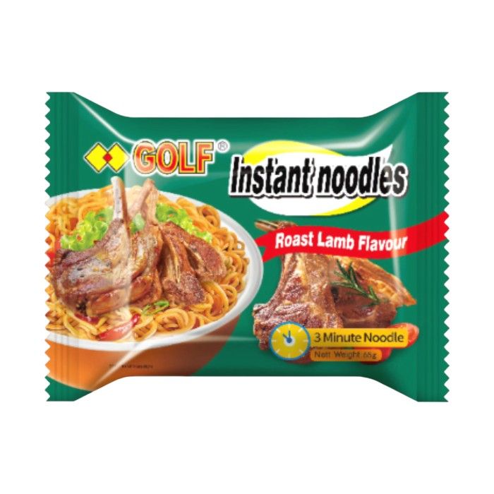 GOLF 65G ROAST LAMB NOODLES (10X5X65G) - Sweet Depot