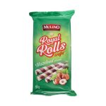 Mulino 150g P/nut & H/nut Wafer Rolls (1X150G)