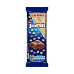 NESTLE SLAB 80G SMARTIES MILK CHOC (1X80G)