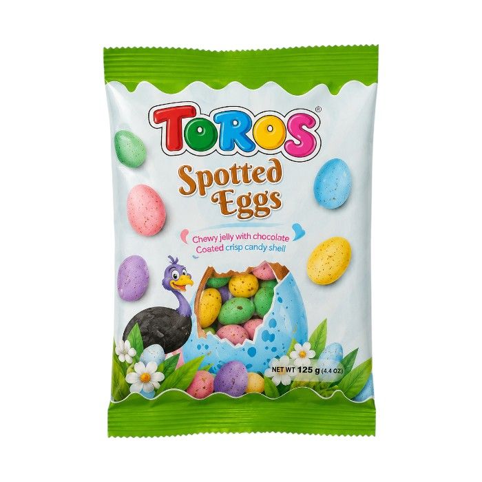 3582500153099.jpg TOROS 125G SPECKLED EGGS (1X125G) - Image 1