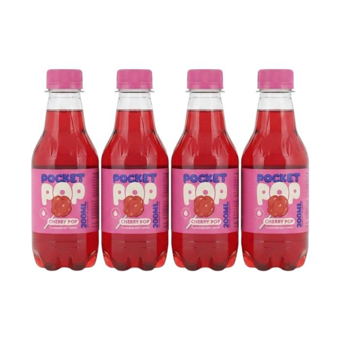 red-pocket-popphotoroomphotoroom.jpg Pocket Pop 200ml Cherry Pop (12X200ML) - Image 1
