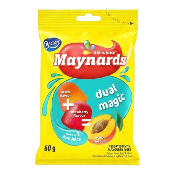 dual-magic-1.jpg Maynards 60g Dual Magic Jellies (1X60G) - Image 1