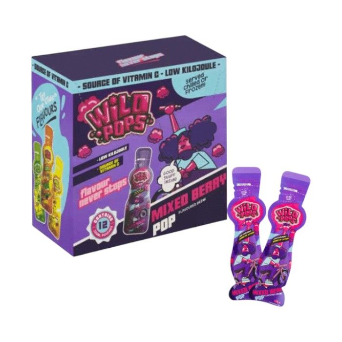 Wild Pops 100ml Mixed Berry  (12X100  )