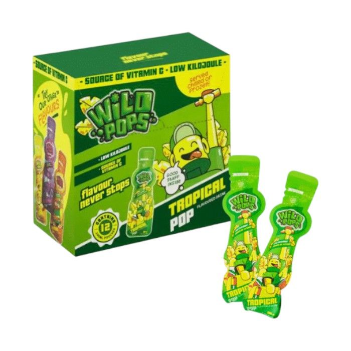 Wild Pops 100ml Tropical  (12X100  )