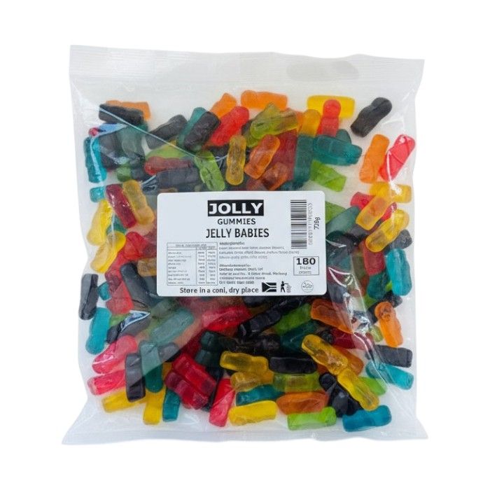 32a6d43c4f600c406859e6b8c6e0b417-1.jpg JOLLY 720G JELLY BABIES (1X720G) - Image 1
