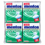 Mentos White 10's Spearmint Gum (12X1'S)