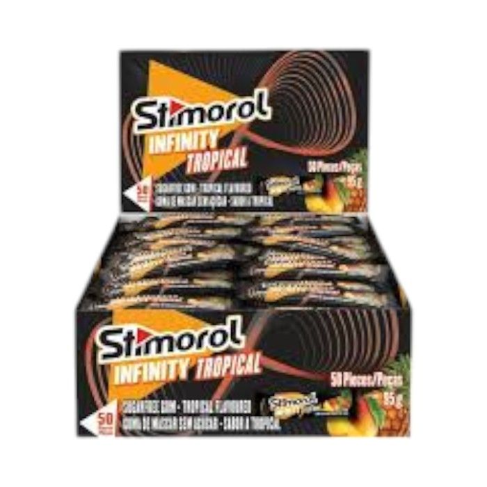 7fbbadfdec2a5db521f0a2416ba94e06-1.jpg STIMOROL INFINITY 50'S TROPICAL (1X50'S) - Image 1