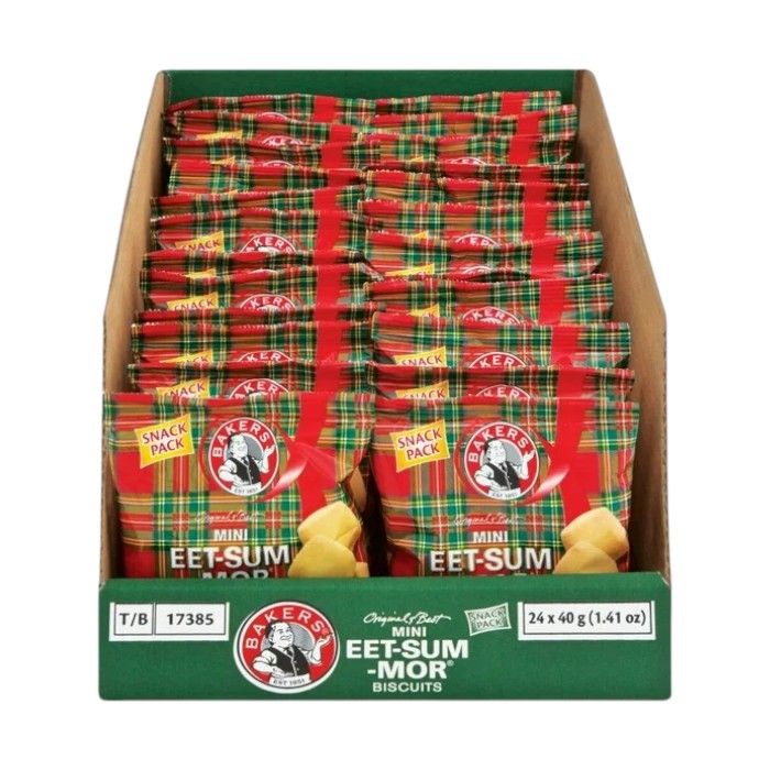 87ce9ea760411e41c26e4963f74a1ece-1.jpg BAKERS MINI EET-SUM-MOR 40G (24X40G) - Image 1